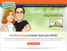 Tablet Screenshot of healthybastards.com